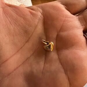 James Avery 14k gold mini heart charm